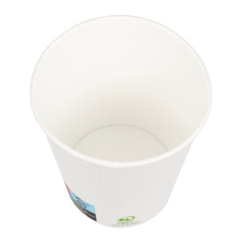 Vaso Cartón 9 Oz/280ml Blanco Ø8,0cm (50 Uds)