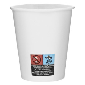 Paper Cup White 6Oz/180ml Ø7,0cm (50 Units)  