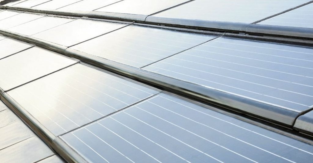 Estás son las tejas fotovoltaicas