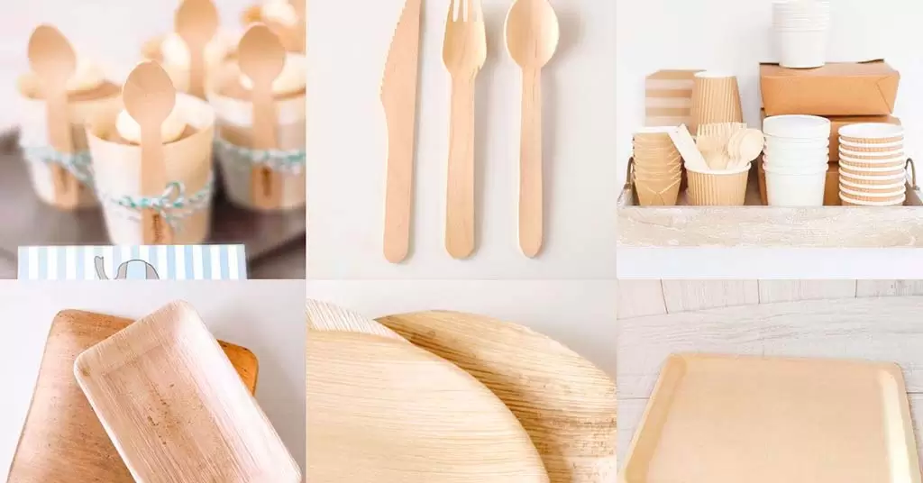 menaje para catering desechable