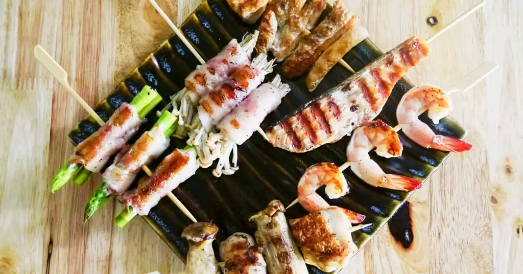 recetas originales con pinchos de bambú