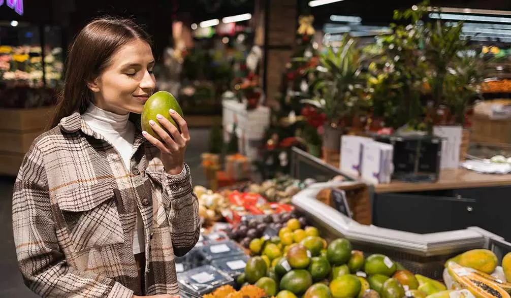 Bio-Marktstand